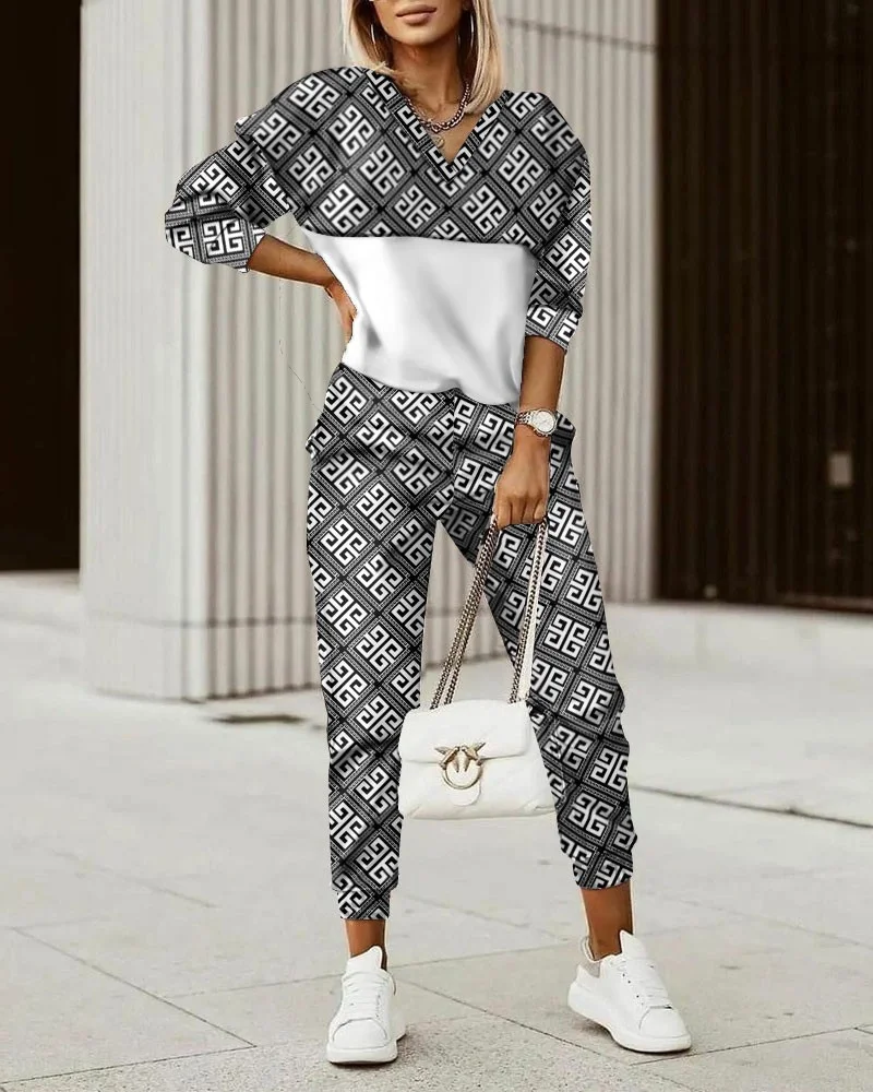 Uveng Uveng 2023 New Ebay Women's Commute T-Fash Fashion Set