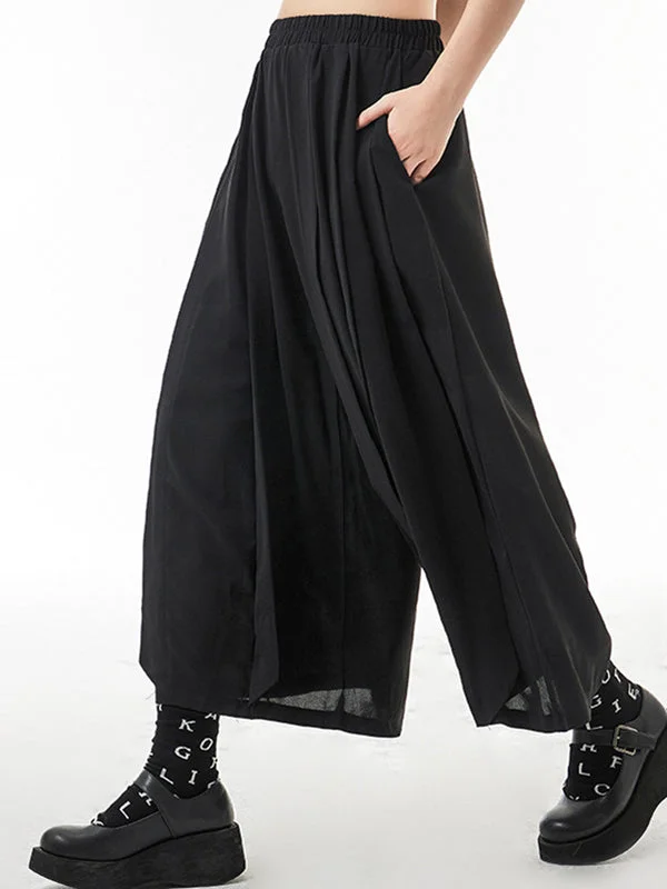 Wide Belt Mid Waist Stretch Pants- Bottle Green