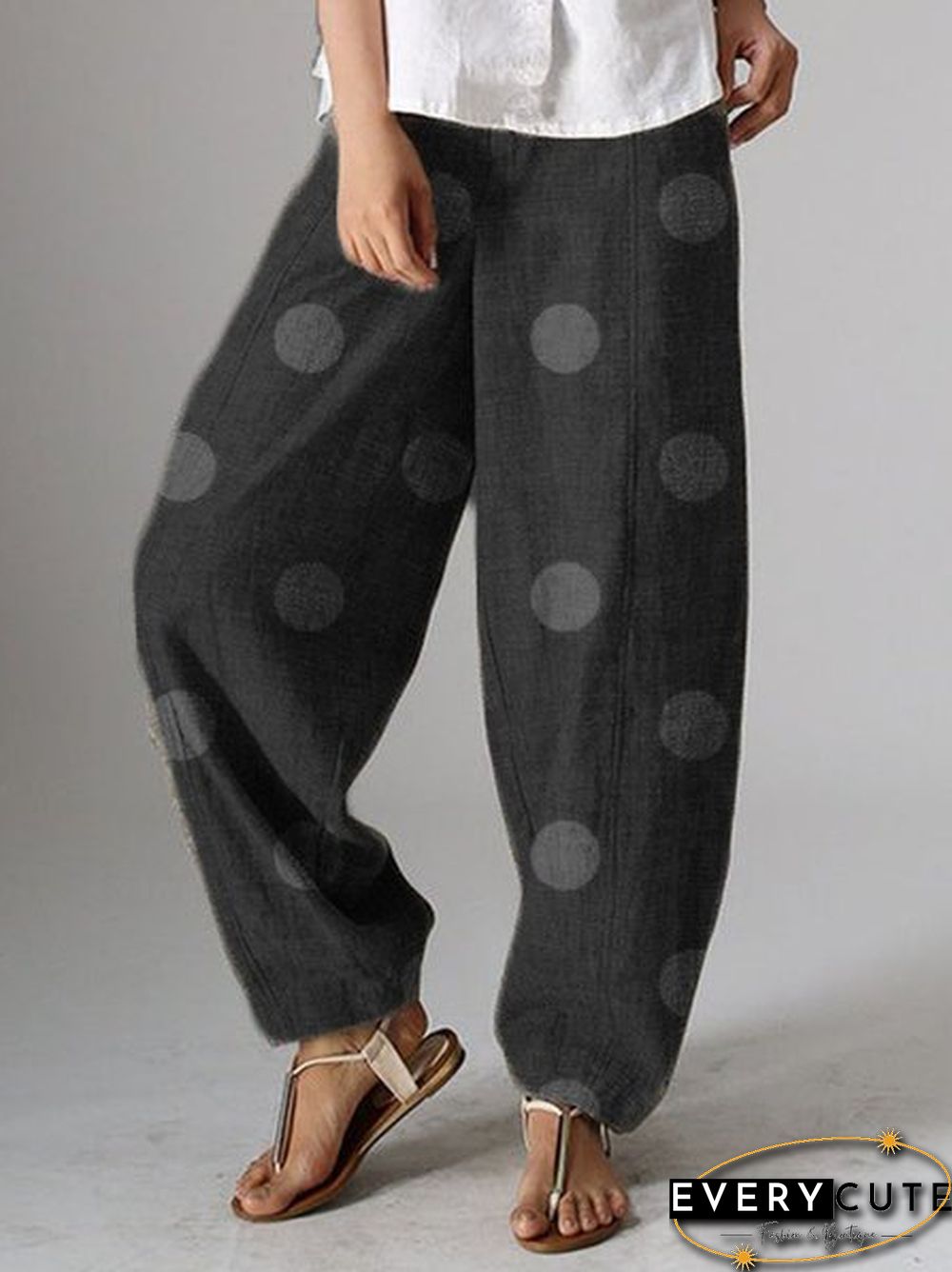 Polka Dots Casual Pants
