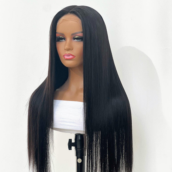 Straight 13x6 Transparent Lace Frontal Wig Human Hair Lace Front Wigs Silky Straight 