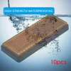 10pcs/set Amber Orange Stick on Adhesive Reflectors IP67 for Trailer Truck