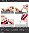 Mini electric hand drill, small electric grinder, electric polishing tool, DIY Drilling Electric To