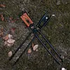 BBQ Charcoal Clips Carbon Steel Long Handle Fire Poker Outdoor Camping BBQ Tools