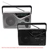 FM/AM/SW Radio Built in Speakers Portable Radio with Earphone Jack & Antenna Battery Or Mains Powered for Home Outdoor Travel Emergency