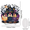 Diamond Painting Acrylic Halloween Chicken Tabletop Ornaments Kit