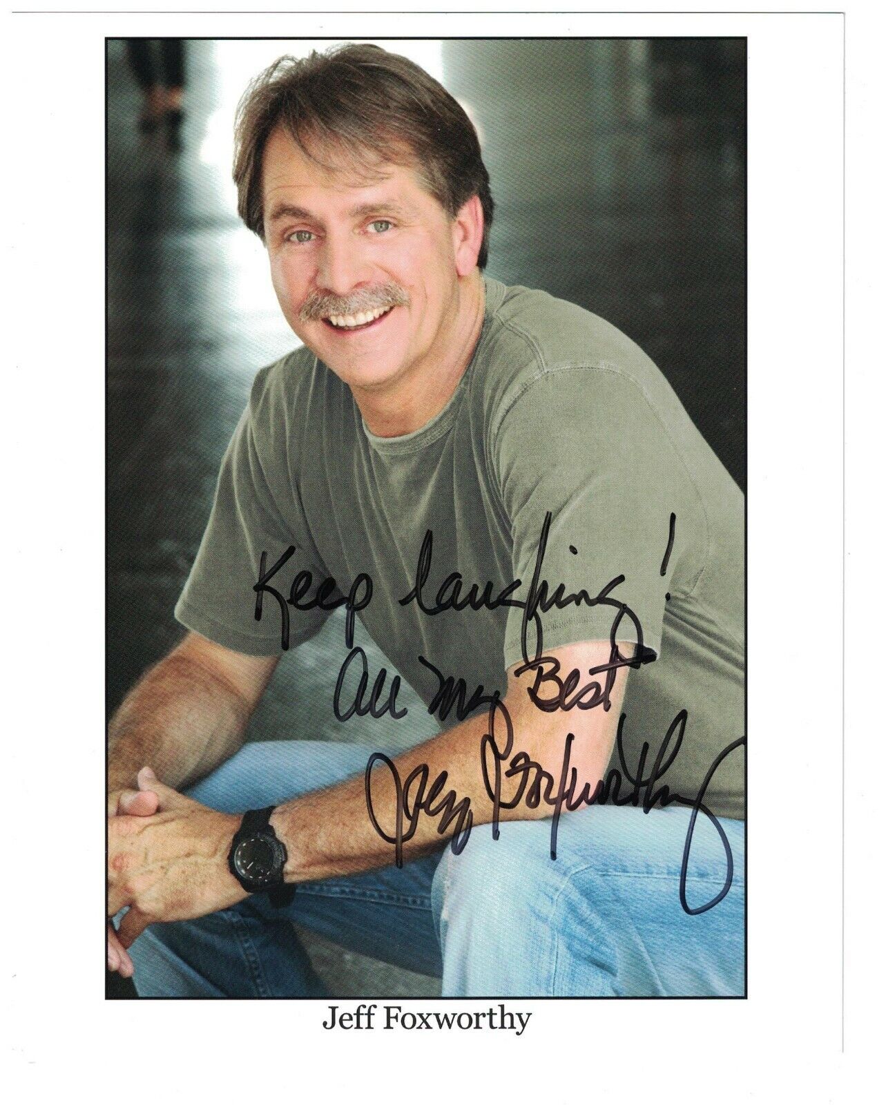 Jeff Foxworthy Signed Autographed 8x10 Photo Poster painting Actor Comedian B