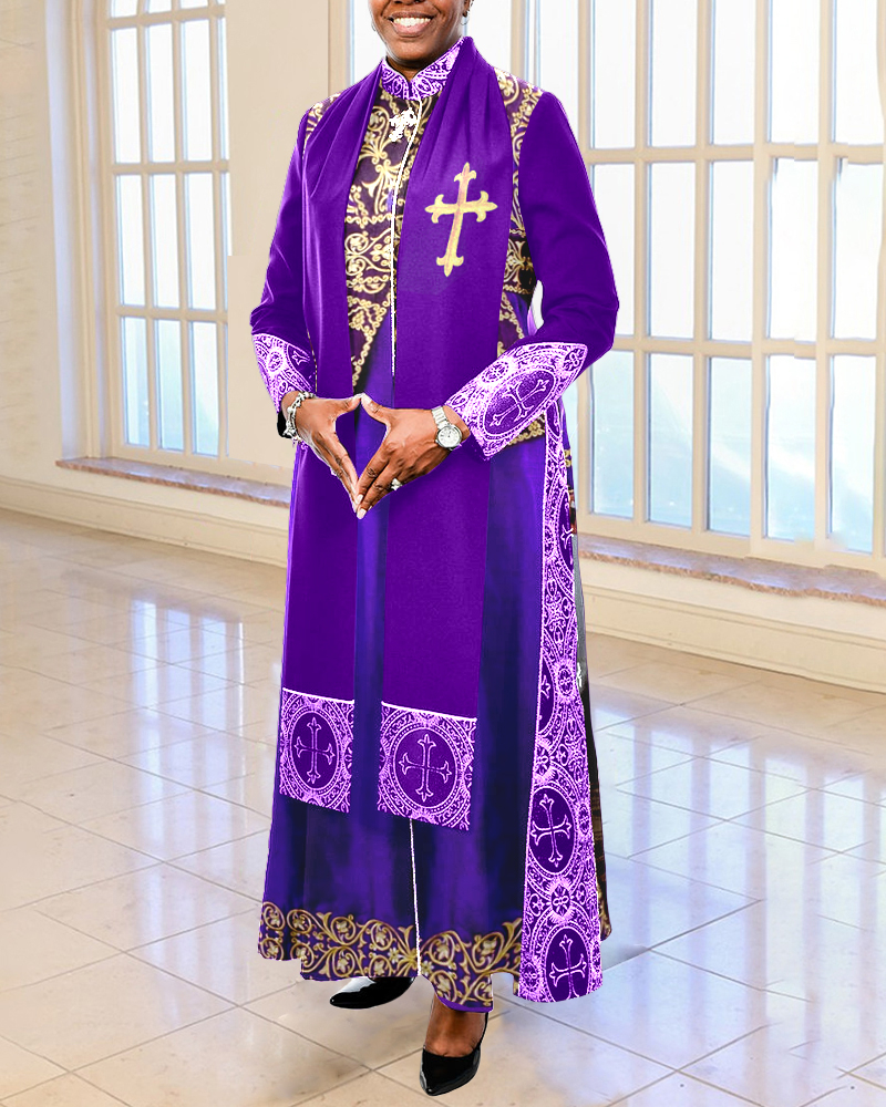 Versatile Elegant Print Women's Dress