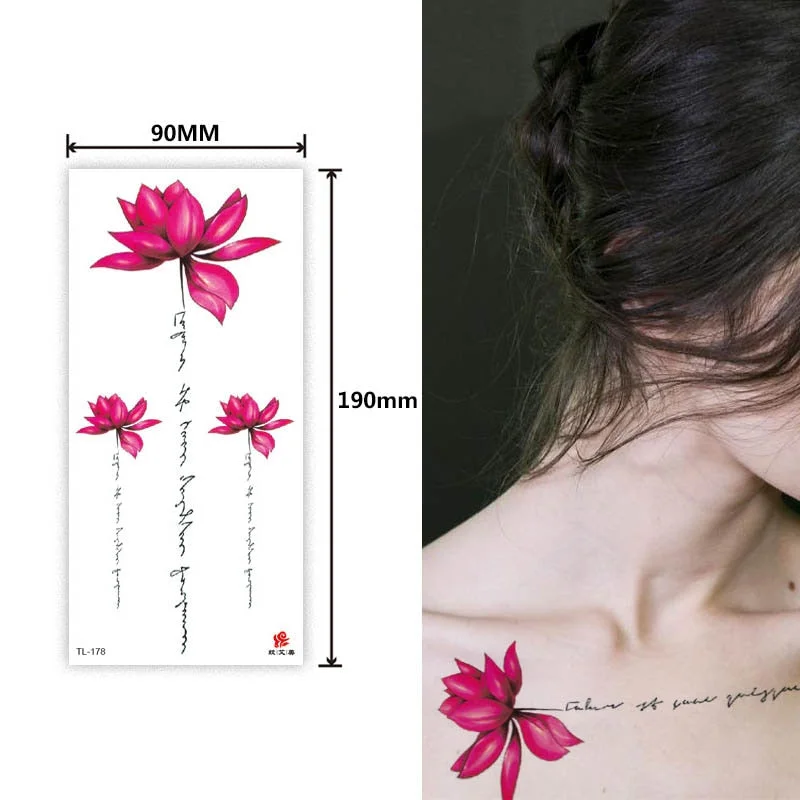 Flower animal totem romantic beautiful bird fragrance waterproof lasting men and women personality temporary tattoo stickers