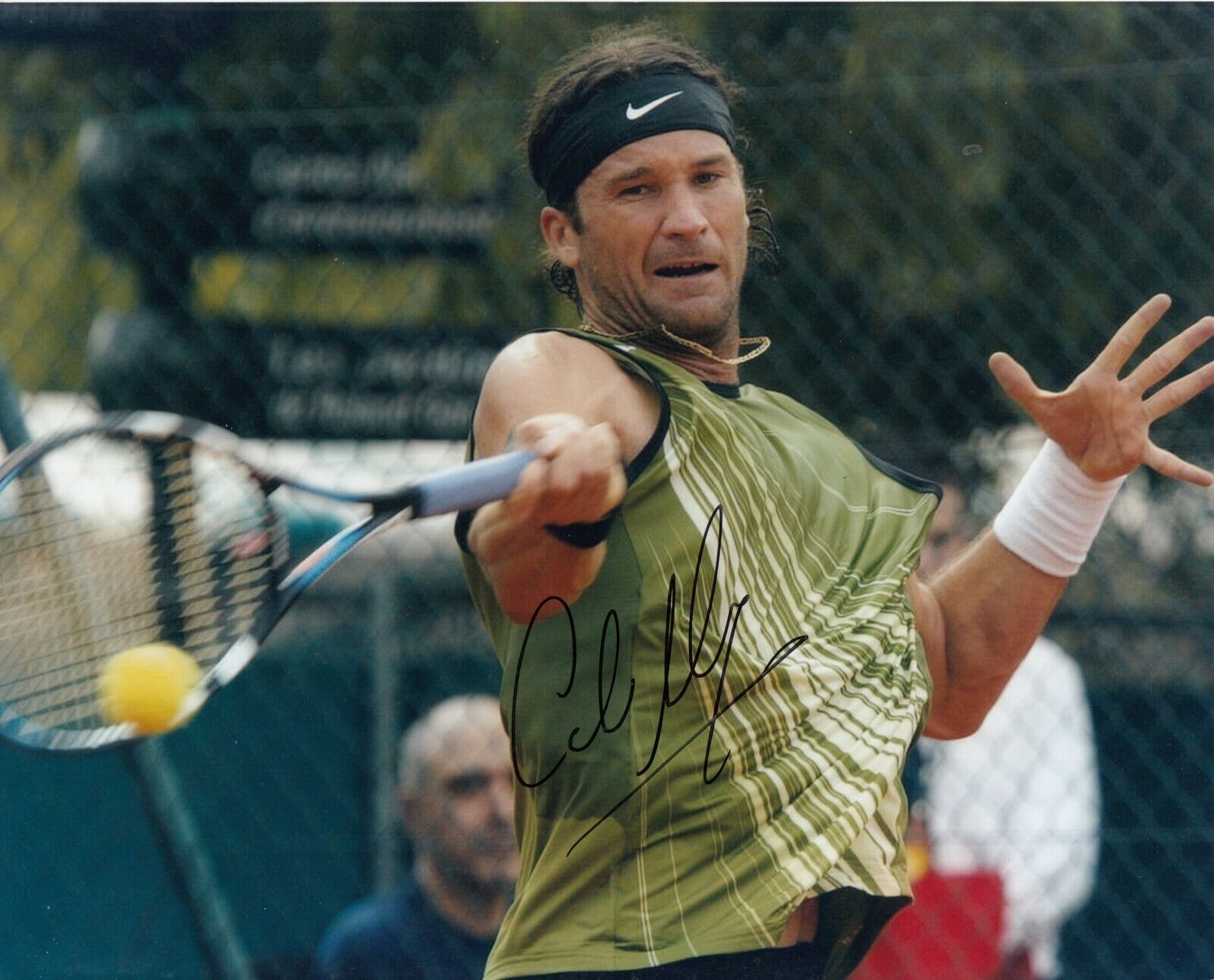 Carlos Moya #0 8x10 Signed Photo Poster painting w/ COA Tennis-Men