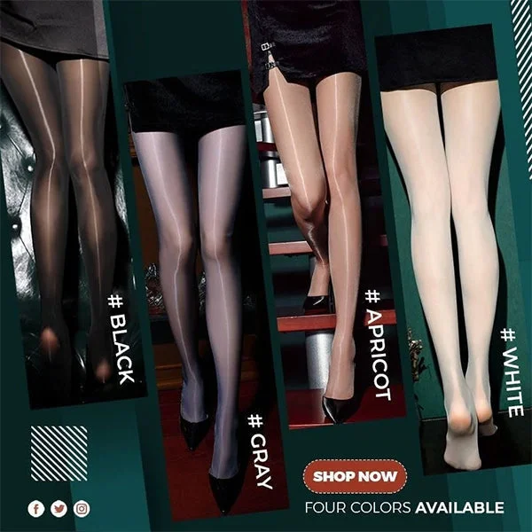 50% OFF--Pearlescent Silk Stockings