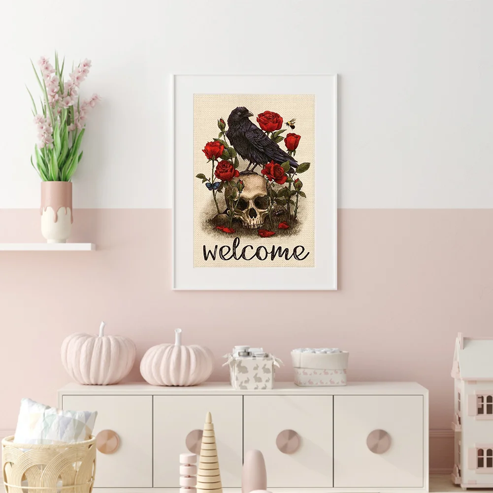 11ct Stamped Cross Stitch - Crow(35*51cm)