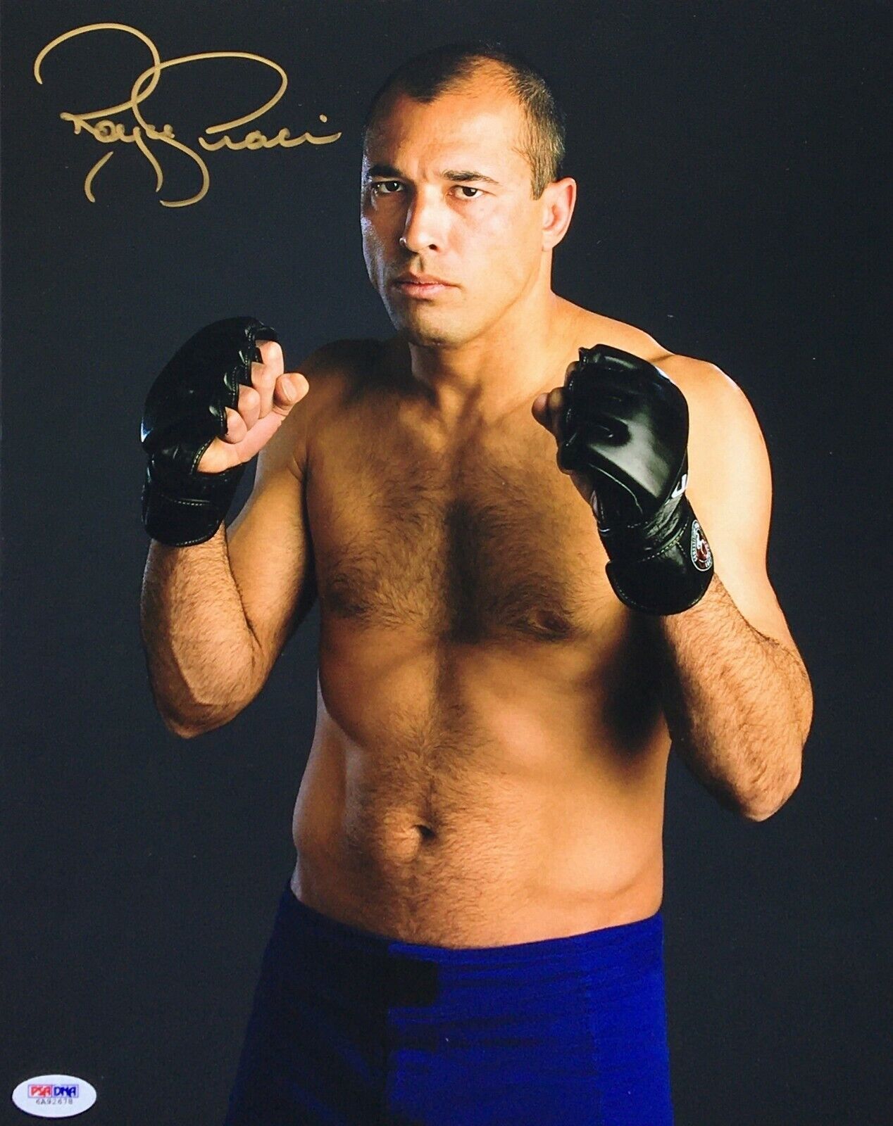 Royce Gracie Signed 11x14 Photo Poster painting *HOF 03 PSA 6A92678