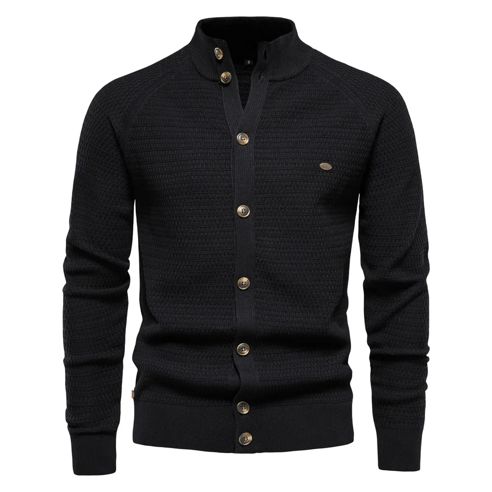 Men's Business Cotton Sweater Knit Cardigan