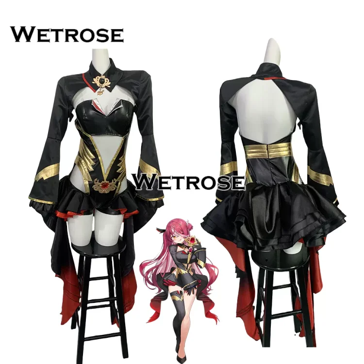 【Wetrose】In Stock Houshou Marine  宝鐘マリン Hololive Holo Witch 魔法少女ホロウィッチ Vtuber Magic Girl Cosplay Costume Full Set