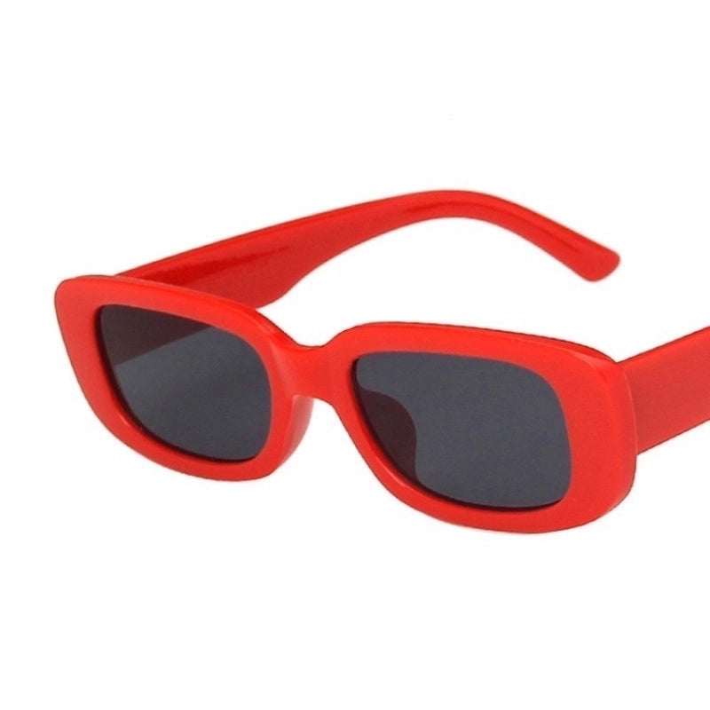 Fashion Solid Color Ac Square Full Frame Women's Sunglasses