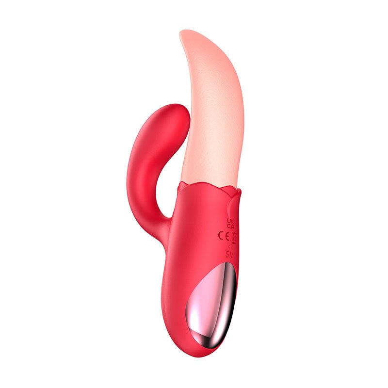 Powerful Tongue Licking Flower Vibrator Female 10 Modes G Spot Clitoris Stimulator Nipple Massager 