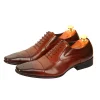 Fashion Mens Oxford Leather Dress Shoes for Business