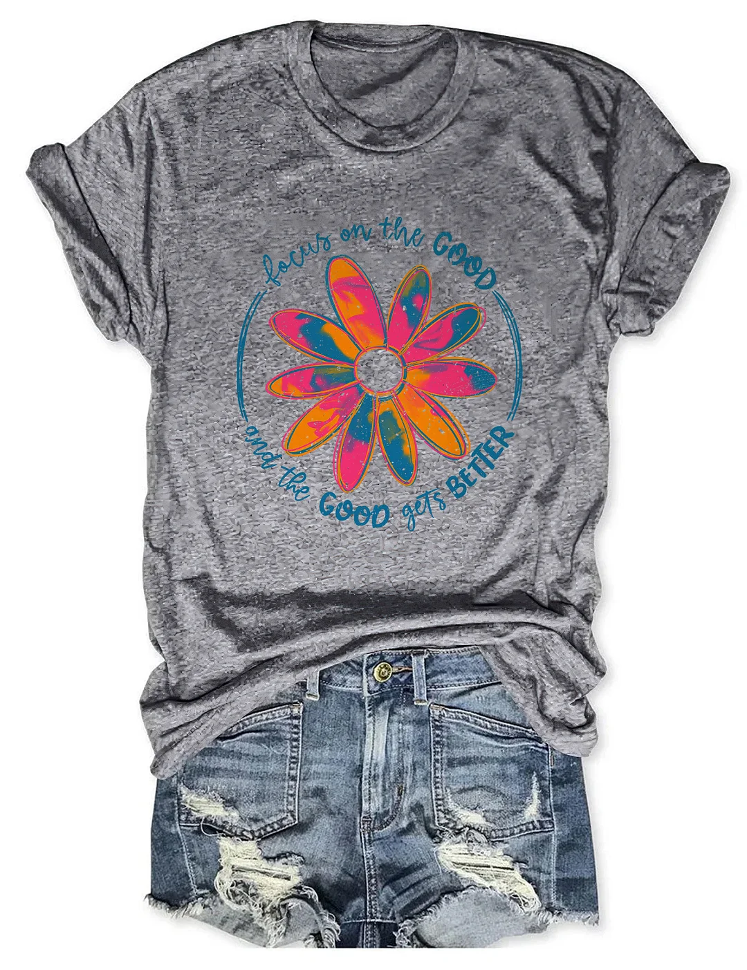 Focus On The Good Boho Hippie T-shirt