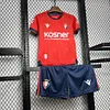 2024/2025 Osasuna Home Football Shirt Kids Size 1:1 Thai Quality