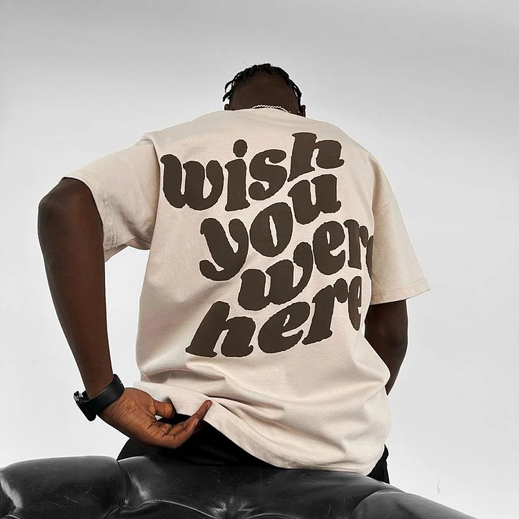 Sopula Wish You Were Here Graphic Print T-Shirt