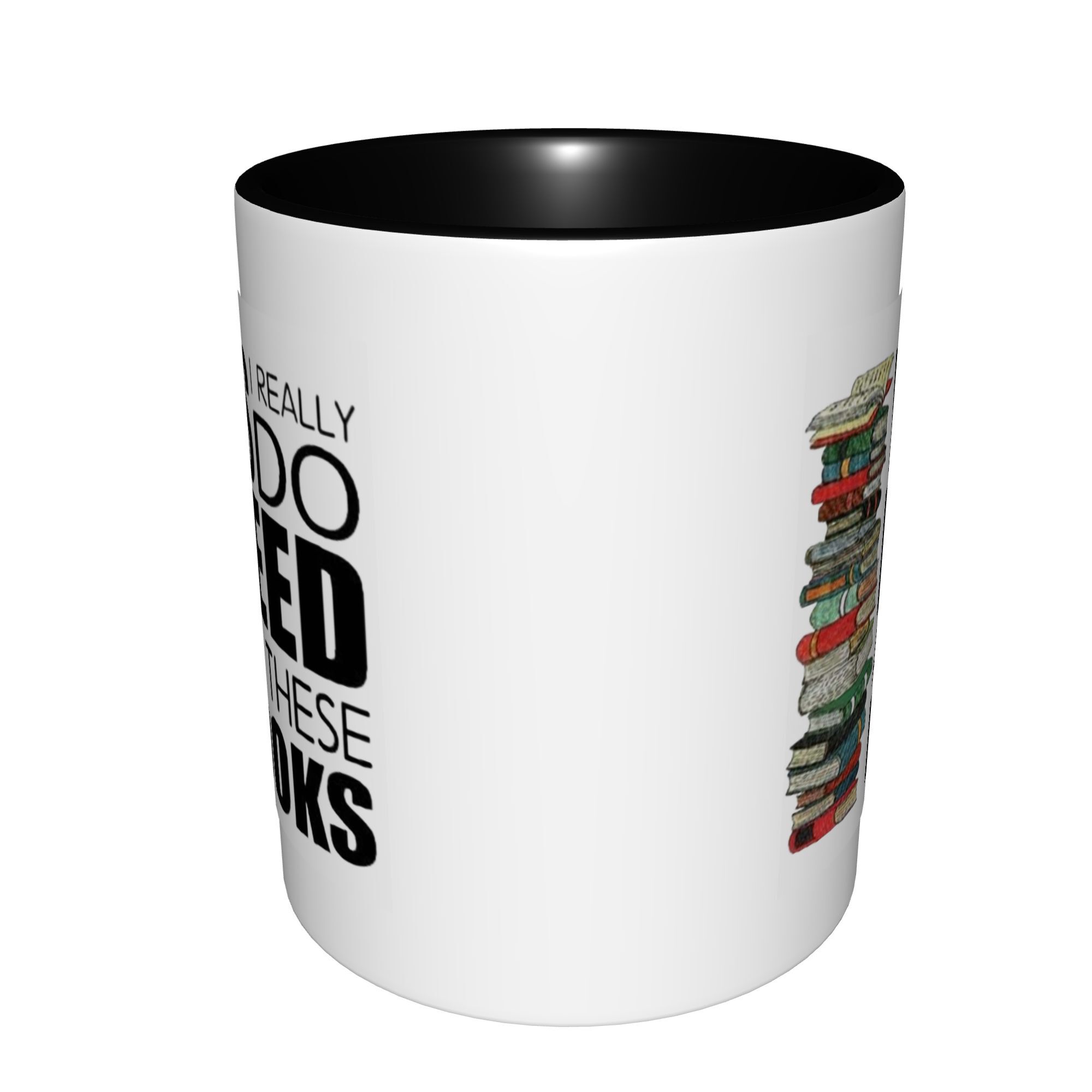 Tegooe Yes I Really Do Need All These Books Coffee Mug