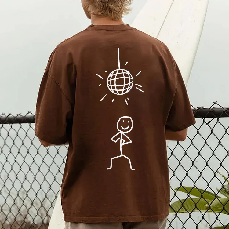 Dancing Under The Disco Ball Printed T-shirt