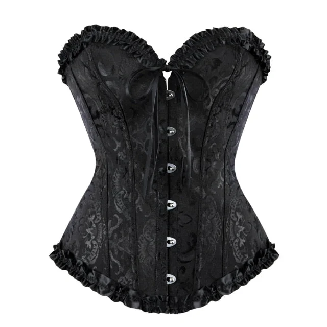 HOOK LACE WAIST TRAINING CORSET