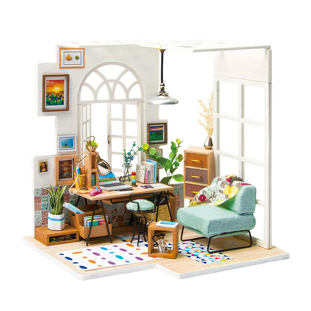 Rolife SOHO time Home Office DIY Miniature House DGM01