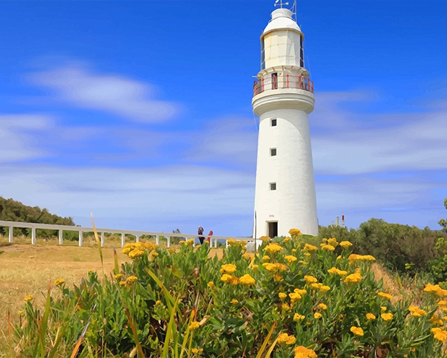 

Cape Otway Lightstation Lighthouse Australia – Paint By Numbers - 40*50CM, 501 Original