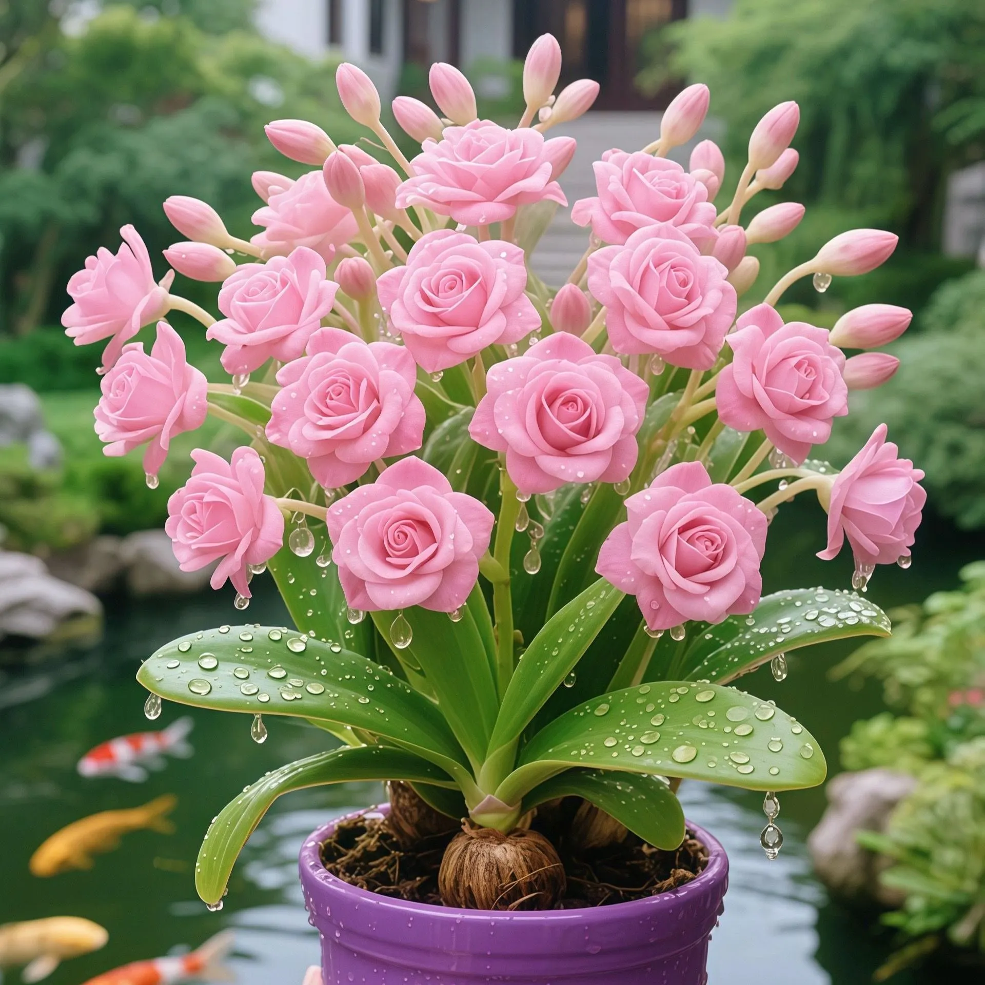 🌹🎉Double-flowered Rose Orchid Bulbs-Cold-resistant and fragrant