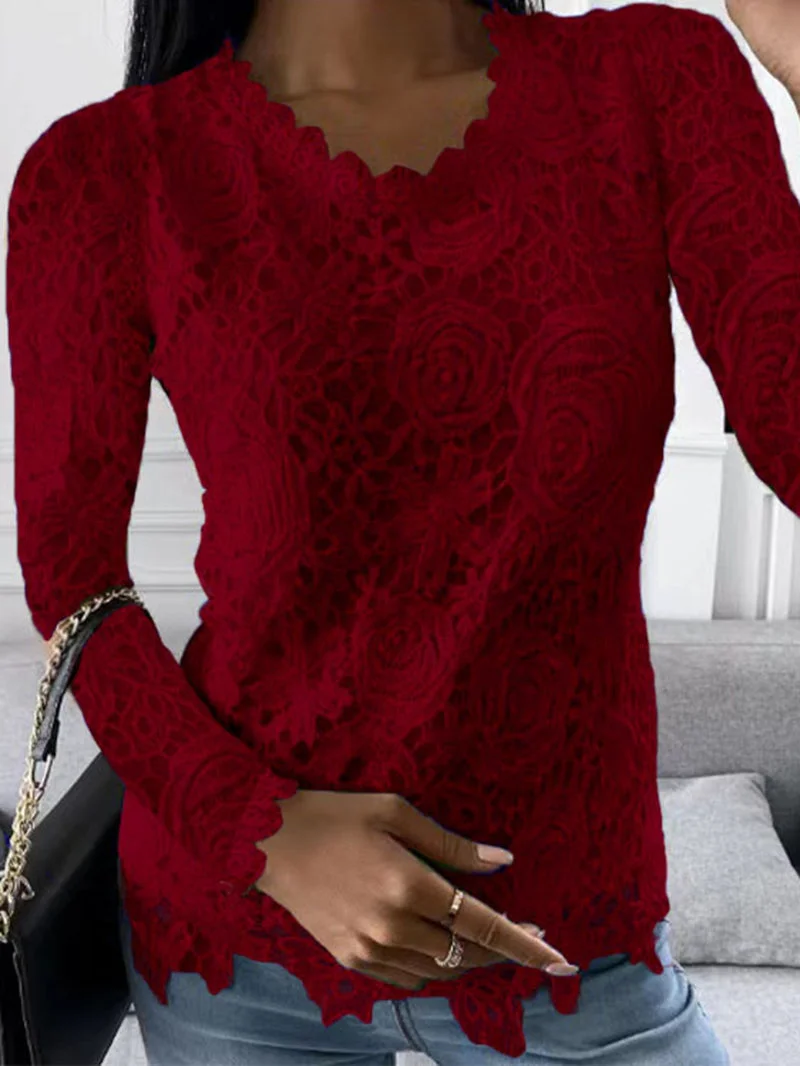 Elegant Laced Women's Shirt