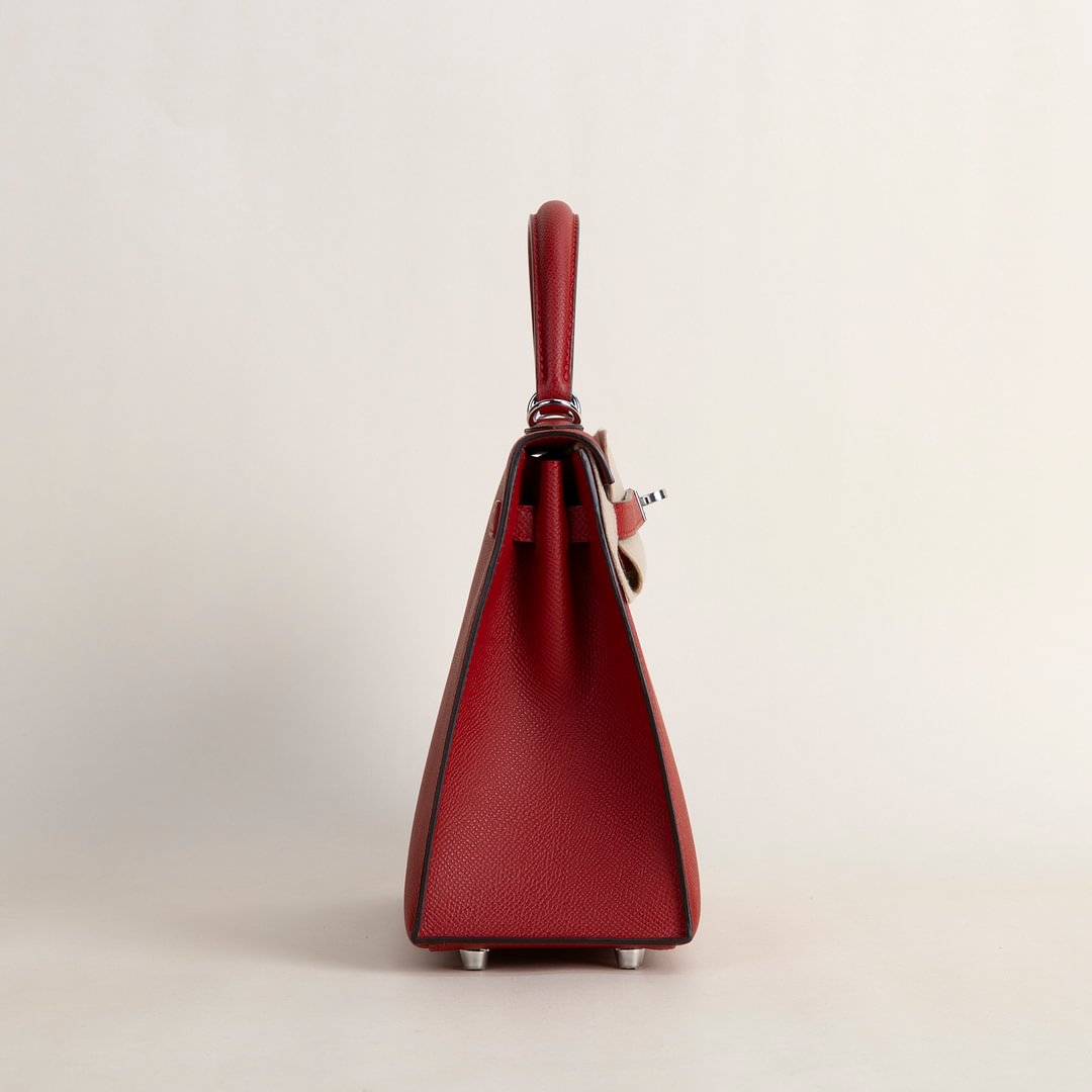 Kelly25 Epsom Q5 Rouge casaque PHW