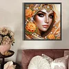 Orange Beauty-Special Shaped Diamond Painting