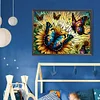 5D DIY Full Round Drill Stained Glass Diamond Painting Sunflower 40x30cm