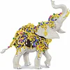 Diamond Painting-DIY Crystal Rhinestone Elephant（30*30CM）