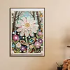 Diamond Painting-DIY Sparkling Special Shaped Pearl Drill White Daisies(30x40cm)