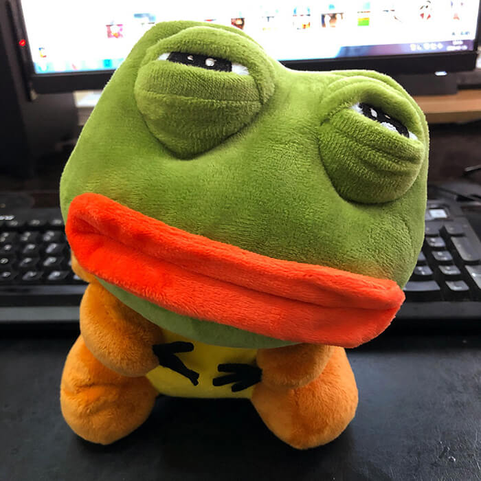 Cute Pepe the Frog Plush Toys | Luckybudmall