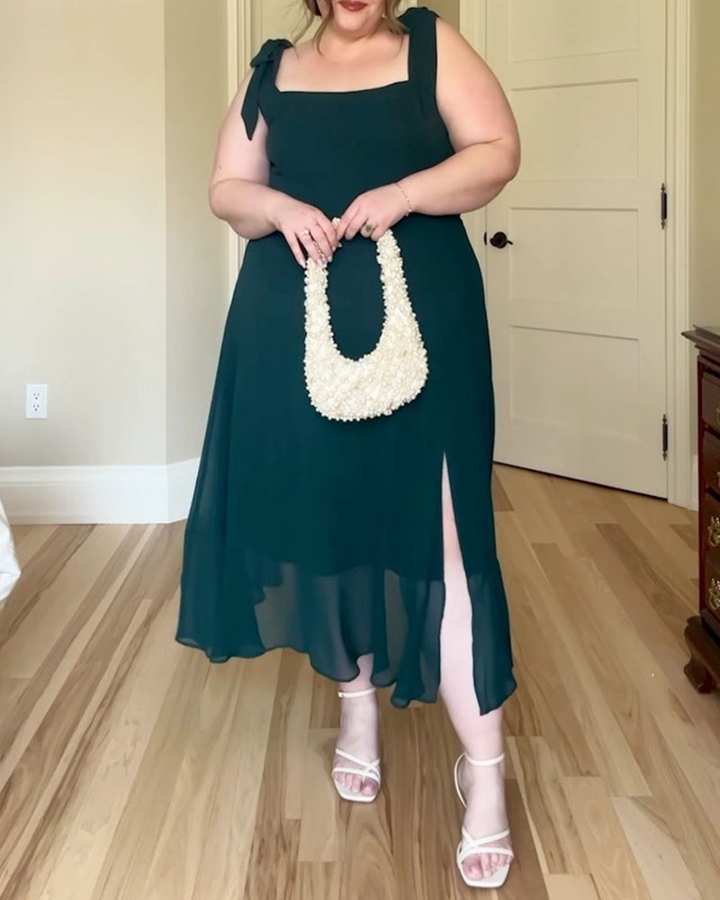 Elegant Plus Size Slip Dress