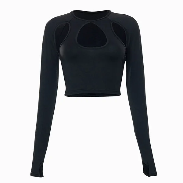 Black Chic Crop Top