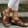 2025 Summer Women Premium Leather Orthopedic Sandals