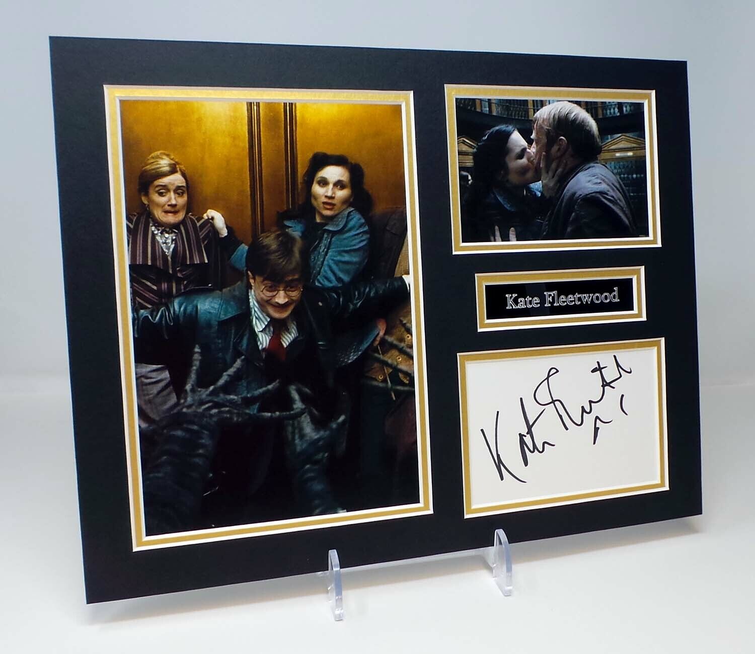 Kate FLEETWOOD Signed Mounted Photo Poster painting Display AFTAL RD COA Harry Potter Cattermole