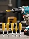 5Pcs Hex Shank Metal Grinding Drill Bits Reusable High Speed Steel Rotary Files Multi-Purpose High Speed Steel Multi-Material Carving Tool for Soft Metal Stone Carving