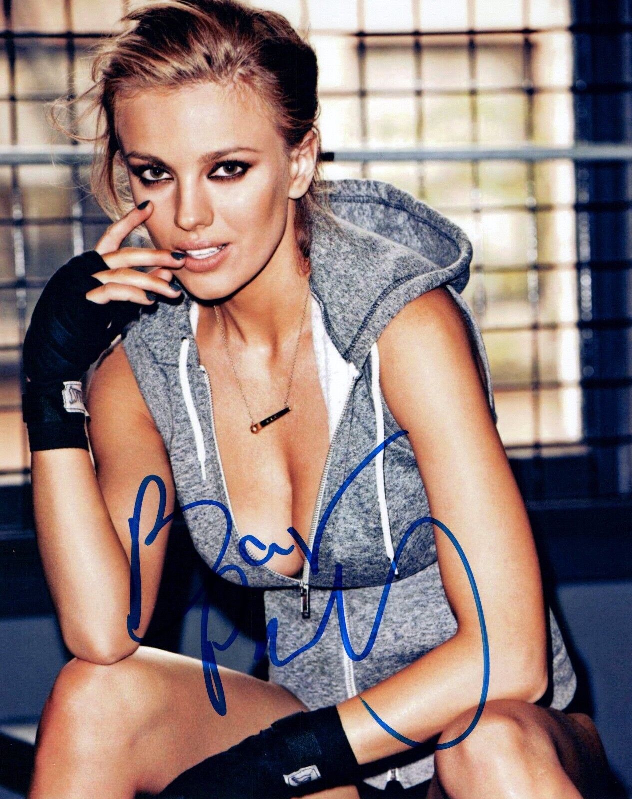 Bar Paly Signed Autographed 8x10 Photo Poster painting Hot Sexy Model & Actress COA