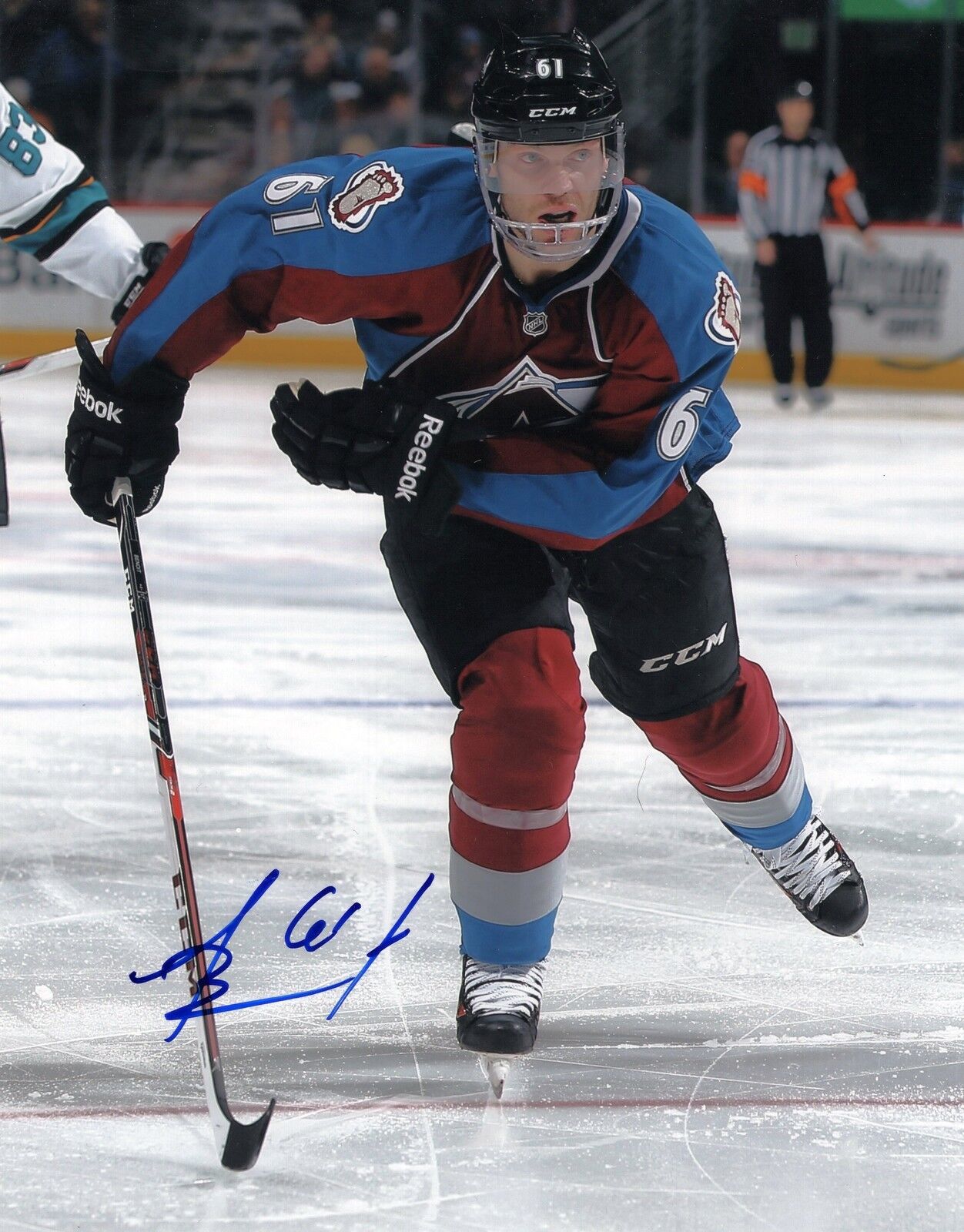 Andre Benoit signed 8x10 Photo Poster painting w/COA Colorado Avalanche Hockey