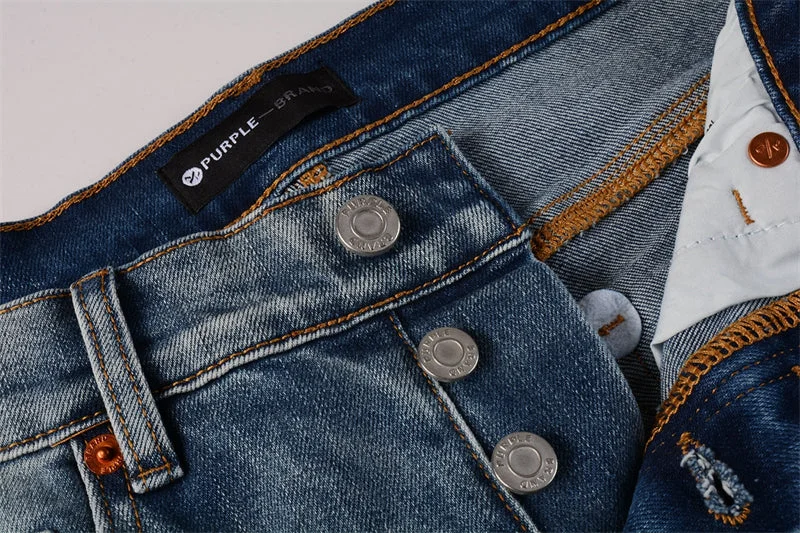Purple 2023 New Fashion Jeans 9038