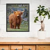 Highland Cow-11CT Stamped Cross Stitch 40*50cm