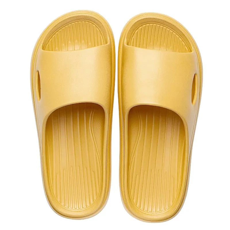 Summer Women Flat Home Slippers2021 Hotel Bathroom Eva Non-slip Shoes Men Flip Flops Sandals For Women Couple Shower Sandales