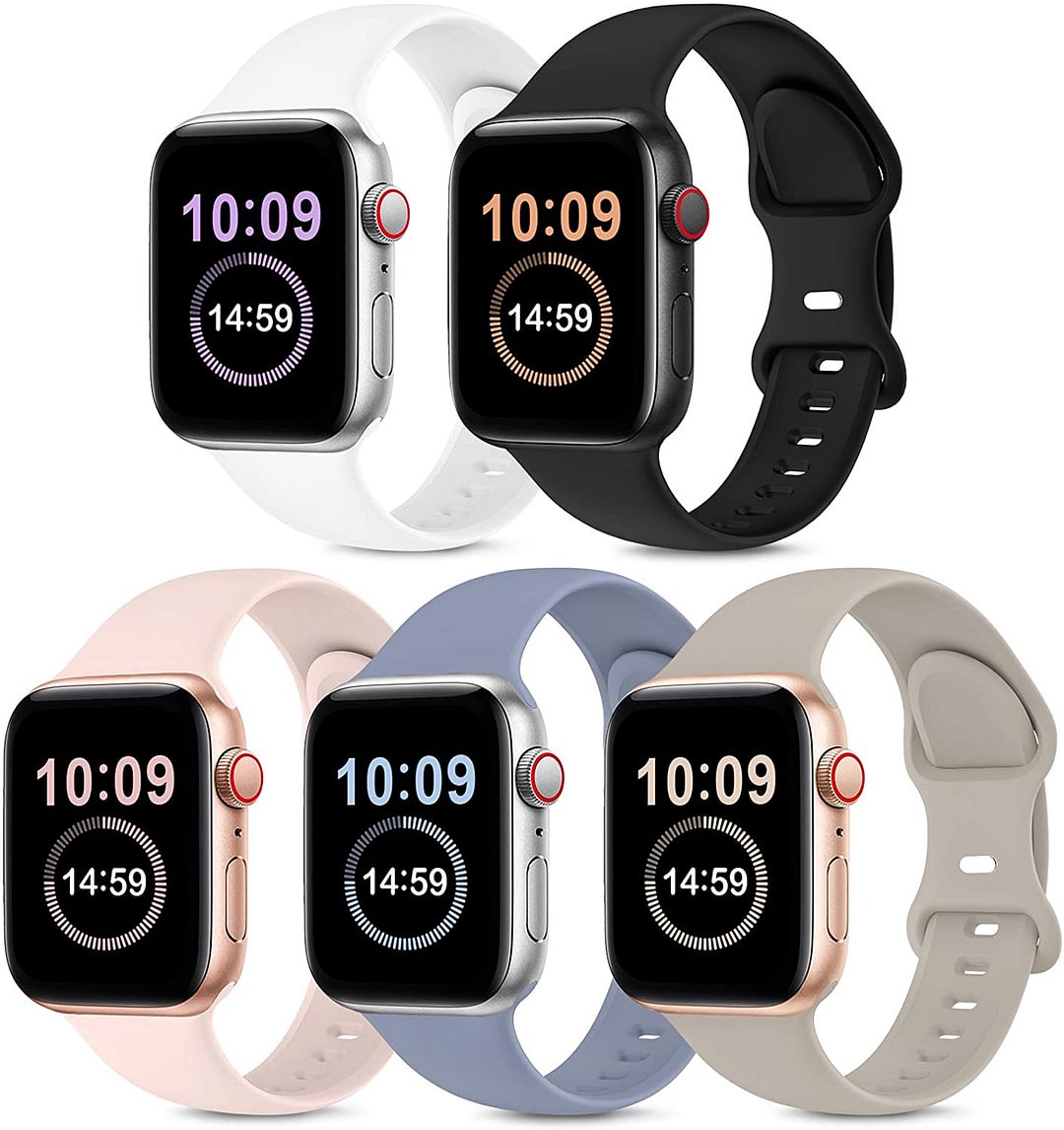 5 Pack Bands Compatible with Apple Watch Band