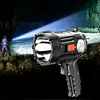 Solar USB Rechargeable LED Flashlight Camping Torch for Camping Hiking Emergency