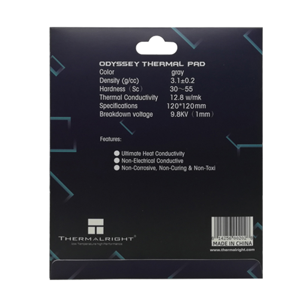 

12.8 W/mk GPU Thermal Grease Pad Silicone Cooling Heat Dissipation Heatsink, 1.0mm, 501 Original